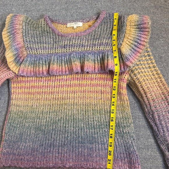 LOVE SHACK FANCY - Yumi Ruffle Pullover - Picture 6 of 6